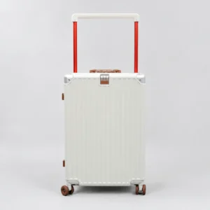 Stay Classy Premium Luggage Elegant Design, Wide Handle SP 535 White