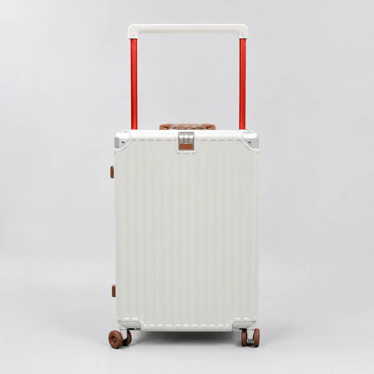 Stay Classy Premium Luggage Elegant Design, Wide Handle SP 535 White