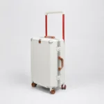 Stay Classy Premium Luggage Elegant Design, Wide Handle SP 535 White - Image 2