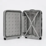Premium quality polycarbonate luggage featuring TSA lock, 360° spinner wheels 1801 Black - Image 4