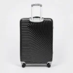 Premium quality polycarbonate luggage featuring TSA lock, 360° spinner wheels 1801 Black - Image 3