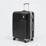 Premium quality polycarbonate luggage featuring TSA lock, 360° spinner wheels 1801 Black - Image 2