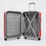 Premium quality polycarbonate luggage featuring TSA lock, 360° spinner wheels 1801 Orange - Image 4