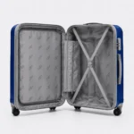 Premium quality polycarbonate luggage featuring TSA lock, 360° spinner wheels 1801 Blue - Image 4