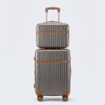 Smartpolo Luxury Travel Luggage Set 20 Inch + Beauty Case - SP 153 Grey