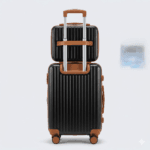 Smartpolo Luxury Travel Luggage Set 20 Inch + Beauty Case - SP 153 Black - Image 4
