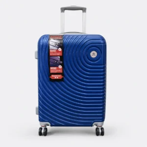 Premium quality polycarbonate luggage featuring TSA lock, 360° spinner wheels 1801 Blue