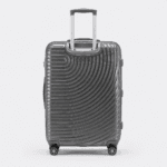 Premium quality polycarbonate luggage featuring TSA lock, 360° spinner wheels 1801 Grey - Image 3