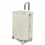 Premium Cabin & Check-In Suitcase – Hard Case Travel Luggage C9090 White - Image 2