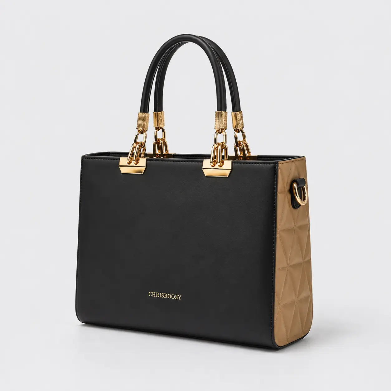 Elegant Black Charmosy Tote Bag 000011