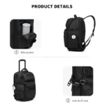 OZUKO High-Capacity Rolling & Travel Backpack 9820L - Image 2