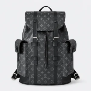 Louis Vuitton Christopher MM Backpack – Monogram Canvas Black M41379 (Replica)