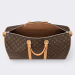 Louis Vuitton Keepall Bandoulière 50 Monogram Eclipse Canvas Brown M41414 (Replica) - Image 3