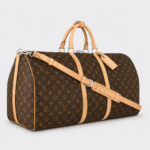 Louis Vuitton Keepall Bandoulière 50 Monogram Eclipse Canvas Brown M41414 (Replica) - Image 2
