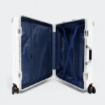 Stylish & Durable Aluminium Frame Luggage – ABS+PC Hard Shell Suitcase – 317- WHITE - Image 4
