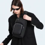 Bange Black Stylish Crossbody Chest Bag for Travel  7718 - Image 2