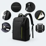 BANGE 7856 Waterproof Laptop Backpack – 15.6" Laptop, 24L Large Capacity - Image 5