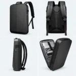 BANGE 22201 Anti-Theft Hard Shell Laptop Backpack – 15.6" Laptop, TSA Lock & USB Charging - Image 3
