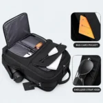 BANGE G61 Laptop Backpack – 15.6" Laptop, 20–35L, USB & Type-C Charging - Image 4