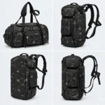 OZUKO 9834 46L Travel Backpack – Waterproof Duffel Bag, Shoe Compartment & 180° Opening Camo - Image 2