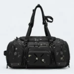 OZUKO 9834 46L Travel Backpack – Waterproof Duffel Bag, Shoe Compartment & 180° Opening Camo