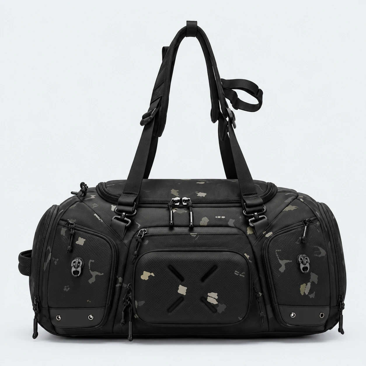 ChatGPT Image Sep 12, 2026, 06_52_21 PM OZUKO 9834 46L Travel Backpack – Waterproof Duffel Bag, Shoe Compartment & 180° Opening Camo - Image 1