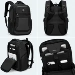 OZUKO 9919 Waterproof Laptop Backpack – 15.6" Laptop, Multi-Compartment Business Backpack - Image 3