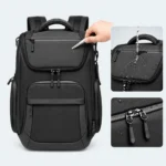 OZUKO 9409 Laptop Backpack – 15.6" Laptop, 23L, USB Charging & Water-Resistant - Image 2