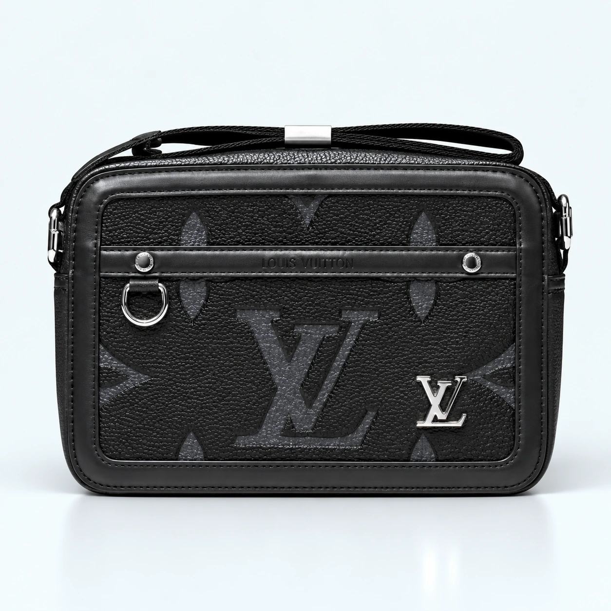 ChatGPT Image Sep 17, 2026, 11_16_10 PM Louis Vuitton Steamer Messenger Monogram Eclipse – Luxury Black Crossbody Shoulder Bag 80746 - Image 1