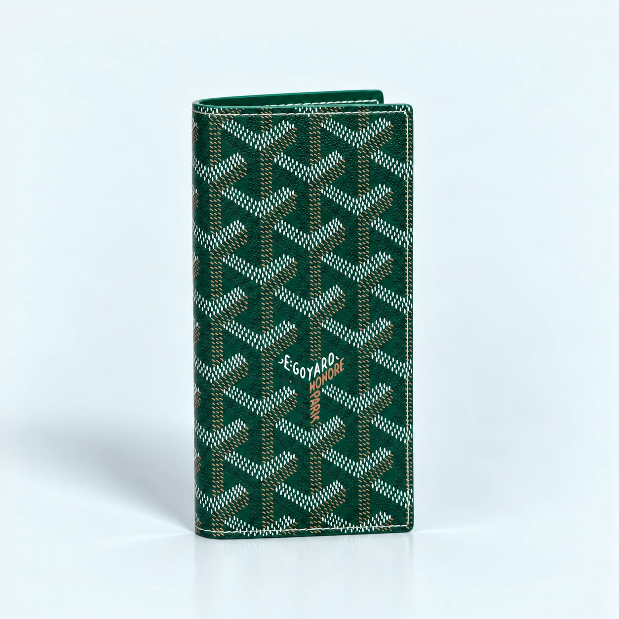 ChatGPT Image Sep 19, 2026, 12_27_50 PM Goyard Richelieu Long Wallet Green Goyardine – Luxury Designer Continental Wallet 5158 - Image 1