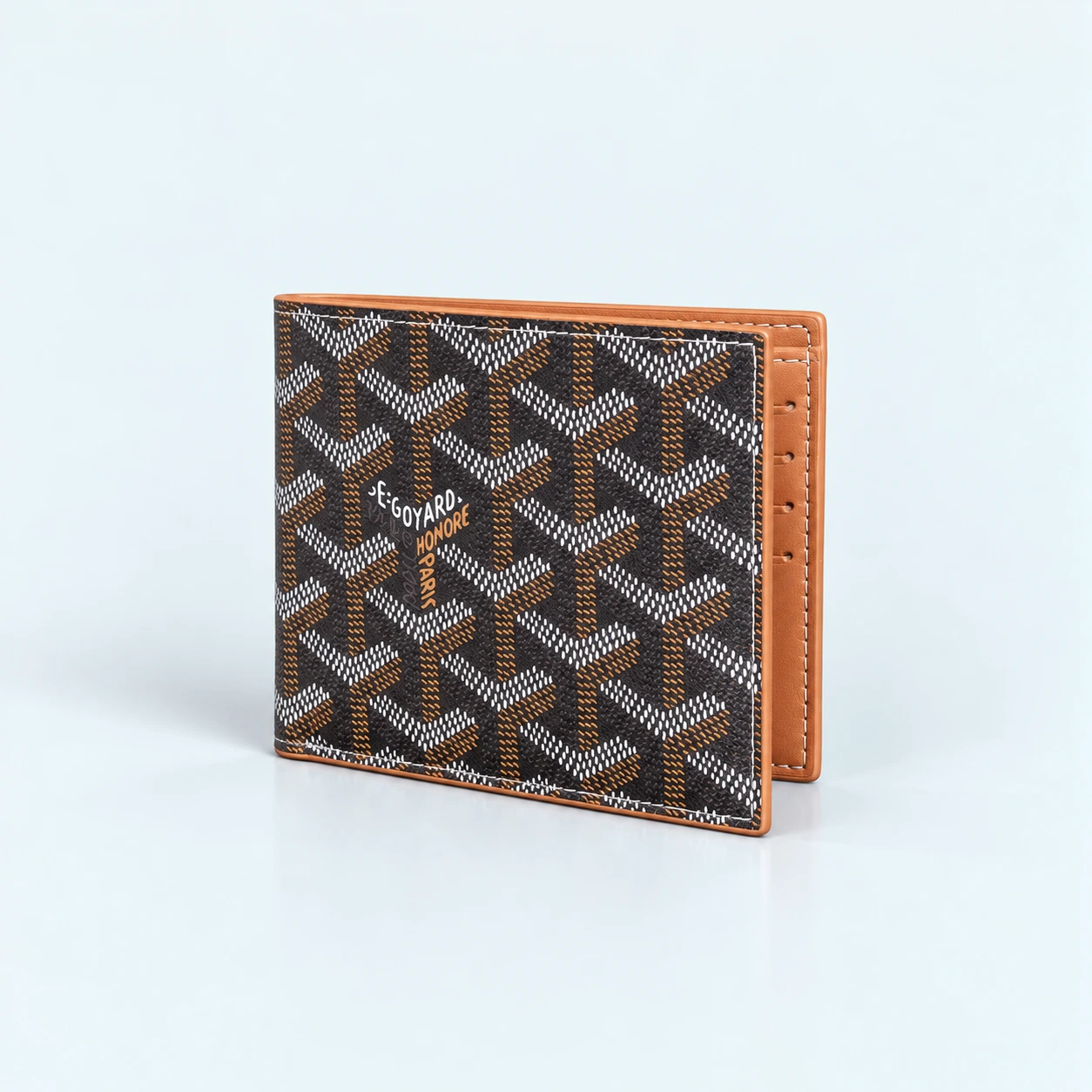 ChatGPT Image Sep 19, 2026, 12_28_23 PM Goyard Victoire Bifold Wallet Brown Goyardine – Luxury Designer Men’s Wallet 5125 - Image 1