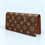 Louis Vuitton Brazza Long Wallet – Monogram Eclipse, 16 Card Slots & Coin Pocket Brown 62665 - Image 4