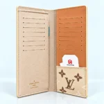 Louis Vuitton Brazza Long Wallet – Monogram Surplus Sand Beige, 16 Card Slots 29257 - Image 3