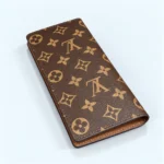 Louis Vuitton Brazza Long Wallet – Monogram Eclipse, 16 Card Slots & Coin Pocket Brown 62665 - Image 2