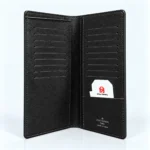 Louis Vuitton Brazza Long Wallet – Monogram Eclipse, 16 Card Slots & Coin Pocket Black 62665 - Image 3