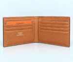 Hermès MC² Compact Wallet – Orange Epsom Leather, 8 Card Slots Brown 522 - Image 3