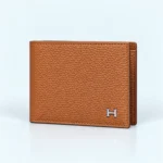 Hermès MC² Compact Wallet – Orange Epsom Leather, 8 Card Slots Brown 522
