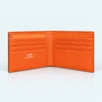 Hermès MC² Compact Wallet – Orange Epsom Leather, 8 Card Slots Orange 522 - Image 3