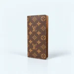 Louis Vuitton Brazza Long Wallet – Monogram Eclipse, 16 Card Slots & Coin Pocket Brown 62665