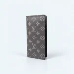 Louis Vuitton Brazza Long Wallet – Monogram Eclipse, 16 Card Slots & Coin Pocket Black 62665