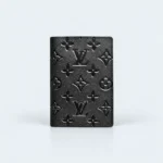 Louis Vuitton Multiple Passport Cover M60181 – Monogram Taurillon Leather Black Embosed