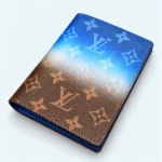 Louis Vuitton Monogram Gradient Multiple Passport Cover M64502 – Blue Brown - Image 2