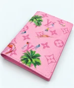 Louis Vuitton Monogram Surfin’ Passport Cover – Pink M26795 - Image 2