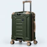 IT Brand Premium Hard Shell Trolley Luggage with TSA Lock & 360° Spinner Wheels Green